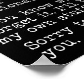 Dear Santa I've Been Good All Year Most Of The Tim ポスター (角)