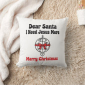 Dear Santa Jesus 枕 - 信仰のプレゼント (ブランケット)
