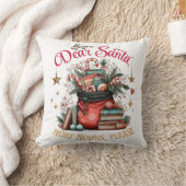 Dear Santa, More Books Please  クッション (ブランケット)
