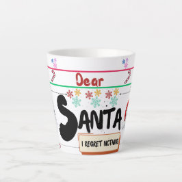 Dear Santa Mug: クリスマスの魔法を分かち合う カフェラテマグ