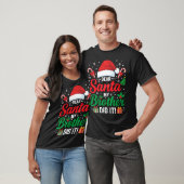 Dear Santa My Brother Did It クリスマスの子供たちの面白いデザイン Tシャツ (ユニセックス)