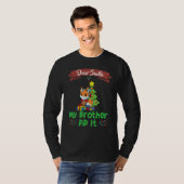 Dear Santa My Brother Did It Siblings Christmas_8 Tシャツ (正面フル)