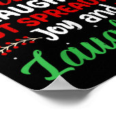 Dear Santa Naughty But Spreading Joy And Laughter! ポスター (角)