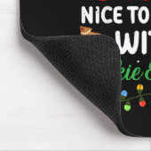 Dear Santa Nice To Meet With You A Cookie Exchange マウスパッド (コーナー)