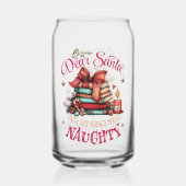 Dear Santa, Only My Books Were Naughty  ガラス缶 (正面)