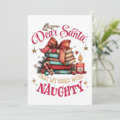 Dear Santa Only My Books Were Naughty  シーズンカード (スタンド正面)