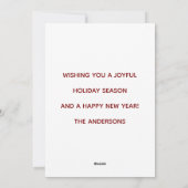 Dear Santa Only My Books Were Naughty  シーズンカード (裏面)