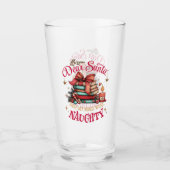 Dear Santa, Only My Books Were Naughty  タンブラーグラス (正面)