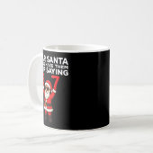 Dear Santa Please Make Them Stop Saying 67 Christm コーヒーマグカップ (正面左)