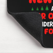 Dear Santa Please Slip New Back And Pair Of Knees  マウスパッド (コーナー)