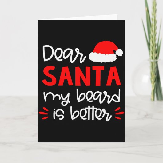 Dear Santa Shirt Funny Matching Family Christmas P カード (正面)