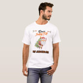 Dear Santa Stop judging me Men T-shirt Tシャツ (正面フル)