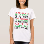 Dear Santa Tシャツ (正面)