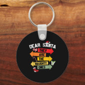 Dear Santa They Are The Naughty Ones  キーホルダー (正面)