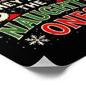Dear Santa They Are The Naughty Ones Christmas  ポスター (角)