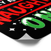 Dear Santa They Are The Naughty Ones Christmas Men ポスター (角)