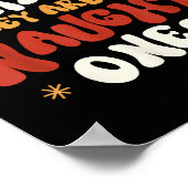 Dear Santa They Are The Naughty Ones Funny Quote  ポスター (角)