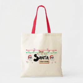 Dear Santa tote, Share the Magic of Christmas トートバッグ