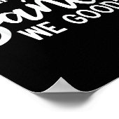 Dear Santa We Good Christmas Family Xmas  ポスター (角)