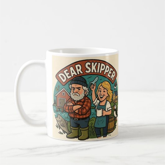 Dear Skipper  コーヒーマグカップ (左)
