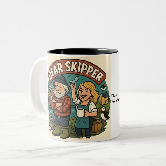 Dear Skipper Mug  ツートーンマグカップ (正面左)
