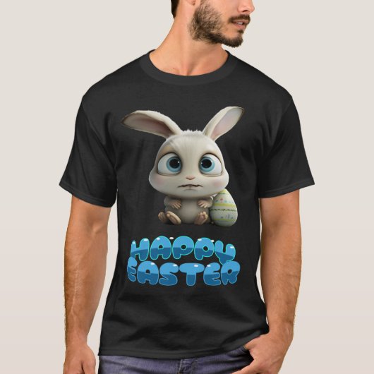 dear sweet happy Easter bunny Tシャツ (正面)