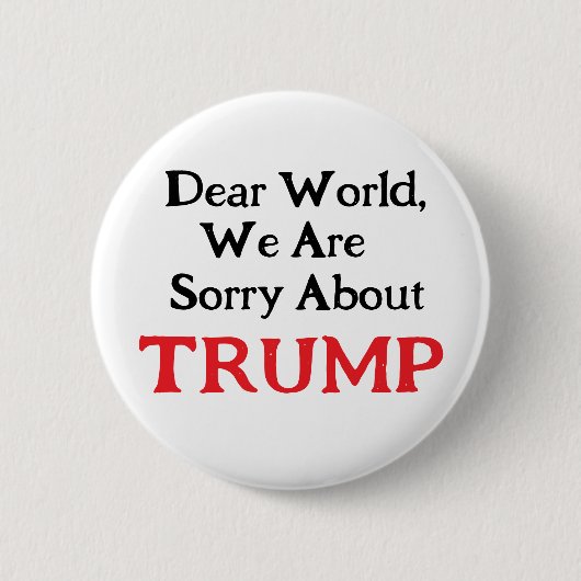 Dear World 缶バッジ (正面)