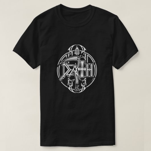 DEATH – ファン、ギフト、女性のためのバンド男性へギフト Tシャツ (デザイン正面)
