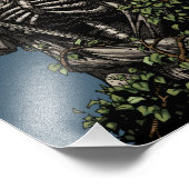 Death – 邪悪なスケルトンScytheで死神 フォトプリント (角)