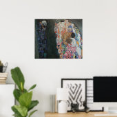 Death and Life by Gustavクリムト – ポスター (ホームオフィス)