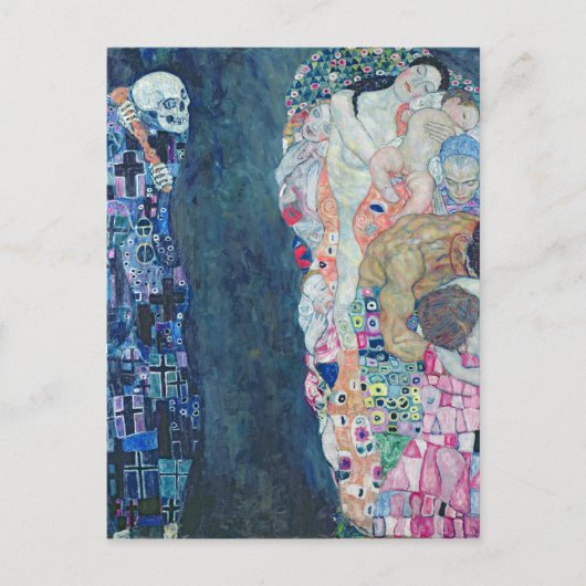 Death and Life, c.1911 (キャンバス上の油) ポストカード (正面)
