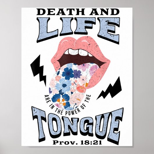 Death And Life Tongue Christian  ポスター (正面)