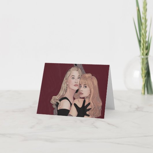 Death becomes her 招待状 (正面)