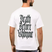 Death Before Dishonour Tシャツ (裏面)