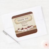 Death by Chocolate Largeありがとうございました スクエアシール (封筒)