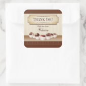 Death by Chocolate Largeありがとうございました スクエアシール (バッグ)