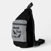 Death Crow Print Cut Sew Bag スリングバッグ (右コーナー)