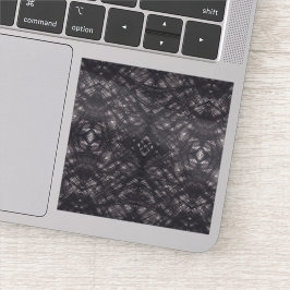 Death Dark Black Abstract Watercolor Art シール