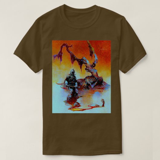 Death Dealer 4 neon Tシャツ (デザイン正面)