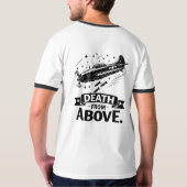 Death From Above Military Aviation Tee Tシャツ (裏面)