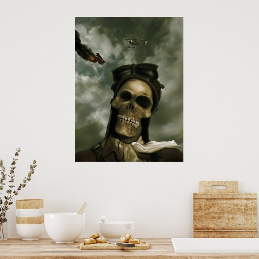 Death From the Sky Poster ポスター (キッチン)