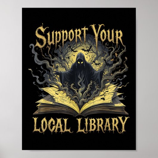 Death Gothic Support Your Local Library Lovers Boo ポスター (正面)