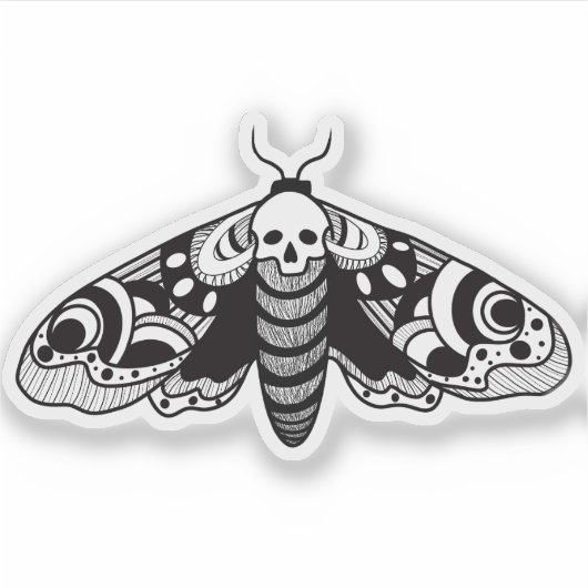 Death Head Hawk Moth シール (正面)