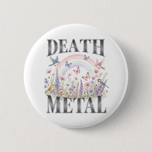 Death Metal 缶バッジ (正面)