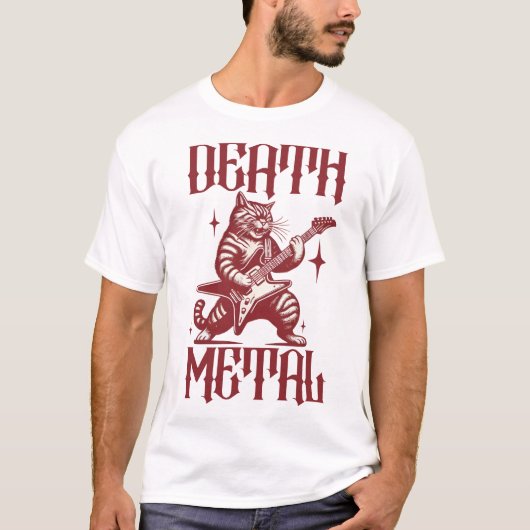 Death Metal Cat Tシャツ (正面)