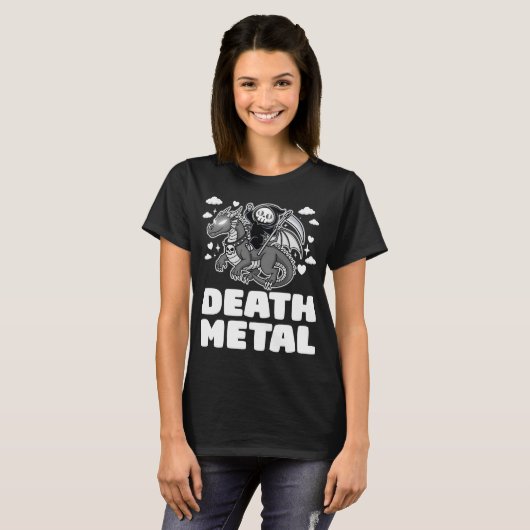 Death Metal Dragon Tシャツ (正面フル)