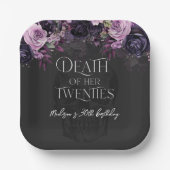 Death Of Her Twenties 30th Birthday Party ペーパープレート (正面)