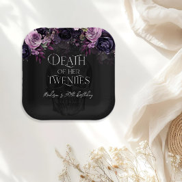 Death Of Her Twenties 30th Birthday Party ペーパープレート