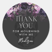 Death Of Her Twenties 30th Birthday Party ラウンドシール (正面)