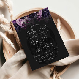 Death Of Her Twenties 30th Birthday Party 招待状